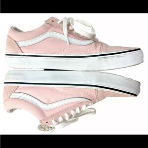 VANS Suede Blushing Pink Sneakers - Size Women's 9.5 -
